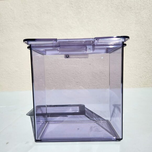 The Home Edit Medium Canister Food Storage Container Clear 4" x 6" x 6" Pantry K - Picture 3 of 8